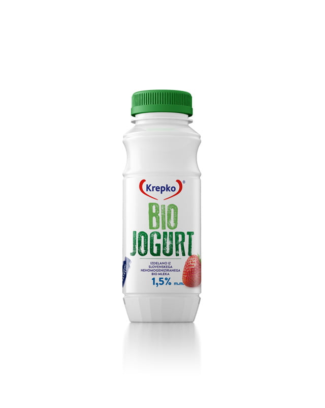 Bio jogurt jagoda 1,5% m.m. 250g