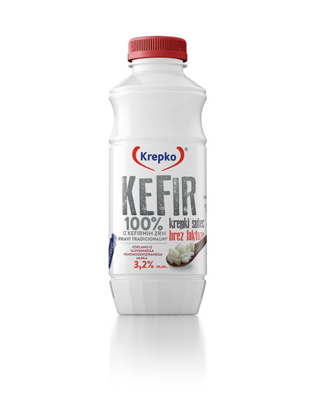 Kefir Krepki suhec 3,2% m.m. brez laktoze 500g